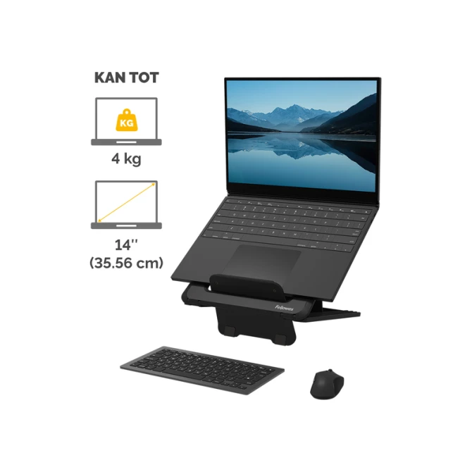 Laptopstandaard Fellowes Breyta zwart