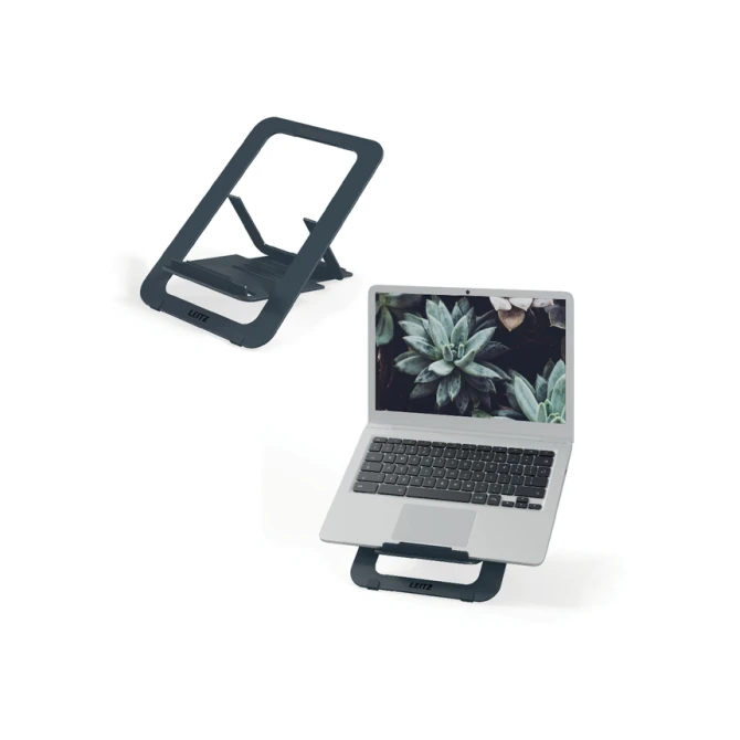 Laptopstandaard Leitz Ergo Aluminium plat verstelbaar