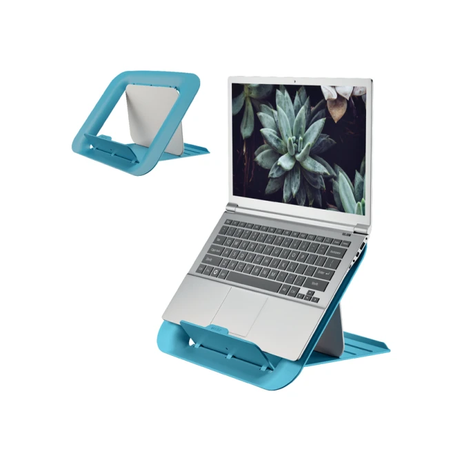 Laptopstandaard Leitz Ergo Cosy verstelbaar recyled blauw