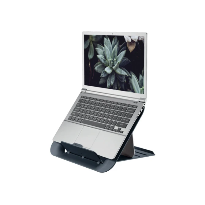 Laptopstandaard Leitz Ergo Cosy verstelbaar recyled grijs