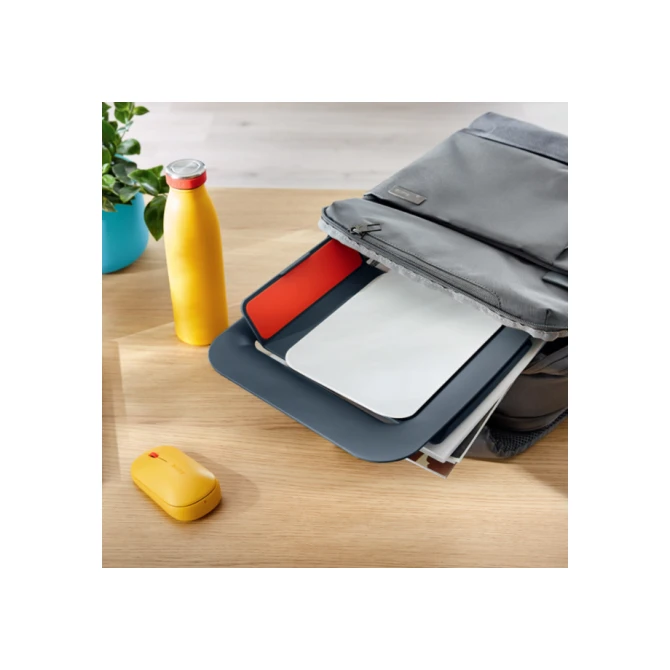 Laptopstandaard Leitz Ergo Cosy verstelbaar recyled grijs