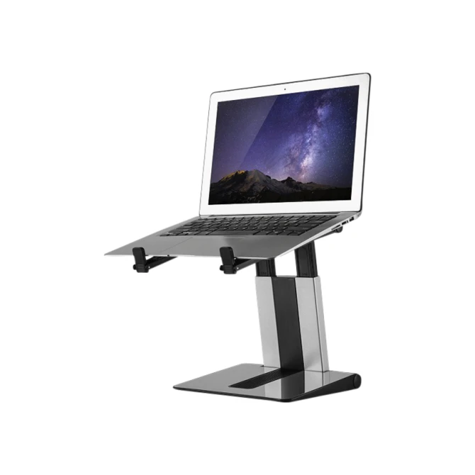 Laptopstandaard Neomounts NSLS200 opvouwbaar zwart zilver