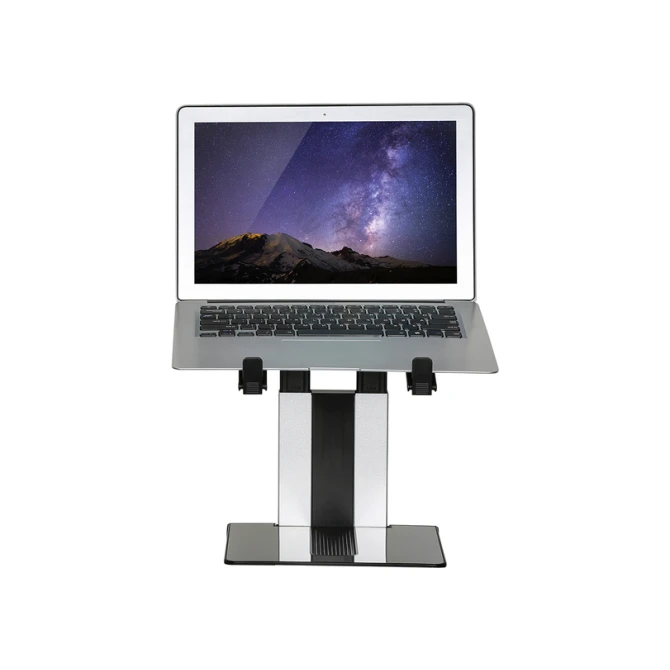 Laptopstandaard Neomounts NSLS200 opvouwbaar zwart zilver