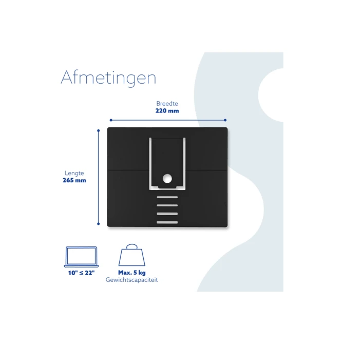 Laptopstandaard R-Go Riser Attachable