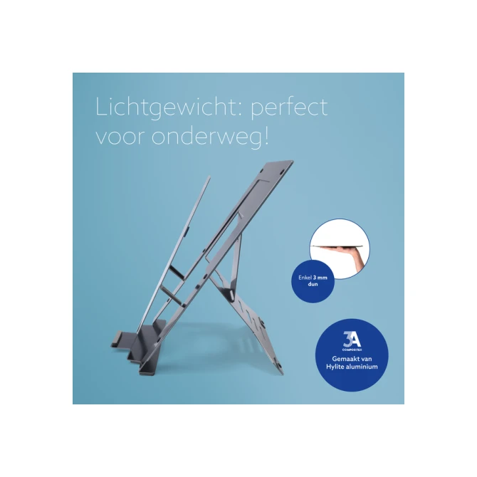 Laptopstandaard R-Go Riser Documenthouder