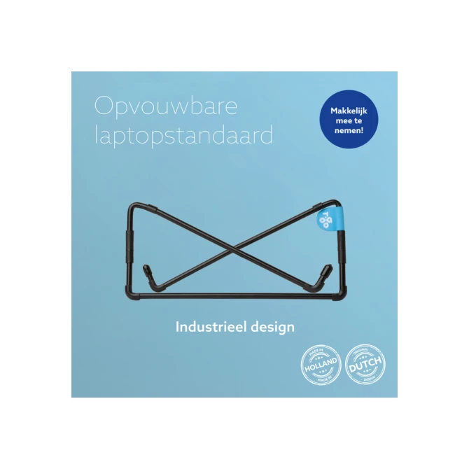 Laptopstandaard R-Go Travel Zwart