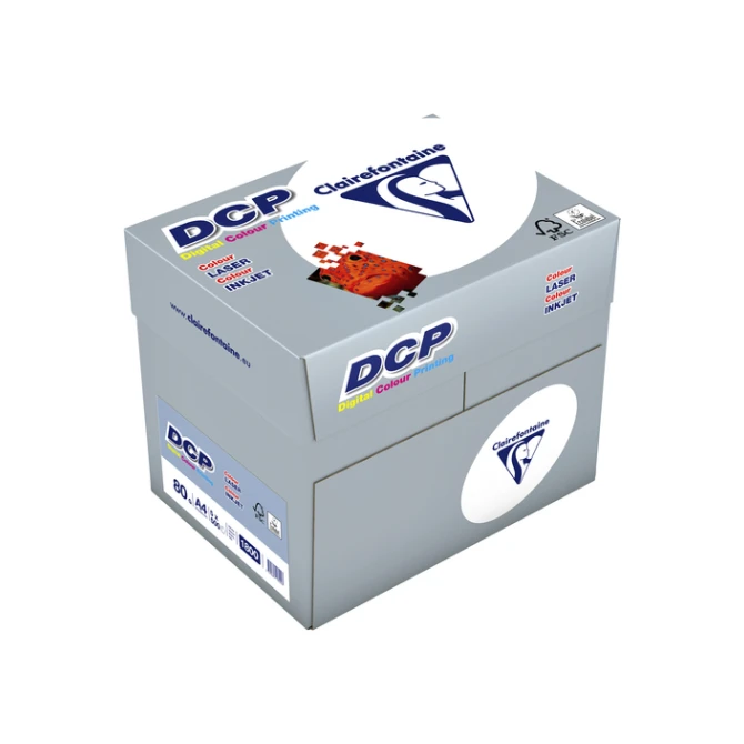 Laserpapier Clairefontaine DCP A4 80gr wit 500 vel