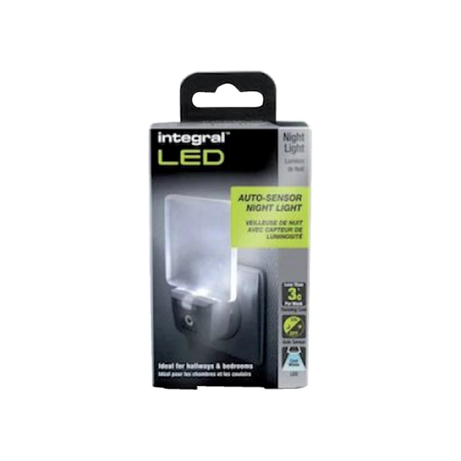 Led nachtlamp Integral 4000K koel wit 0.6W 20lumen sensor