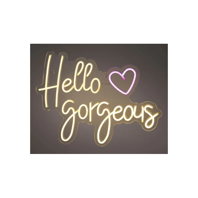 Ledbord Lumineo indoor USB neon Hello Gorgeous