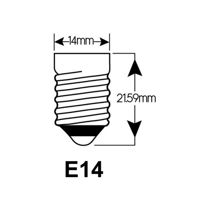 Ledlamp Integral E14 2700K warm wit 2-3,5W 250lumen