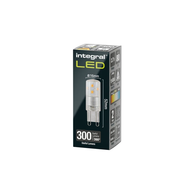 Ledlamp Integral G9 2700K warm wit 2.7W 300lumen