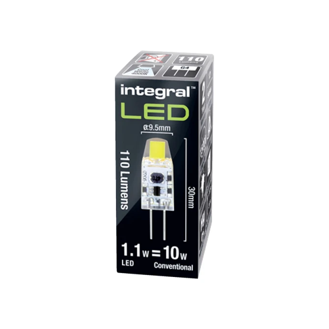 Ledlamp Integral GU4 4000K koel wit 1W 110lumen