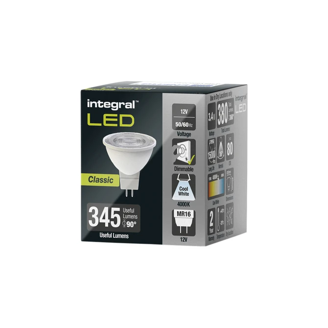 Ledlamp Integral MR16 4000K koel wit 4.6W 420lumen