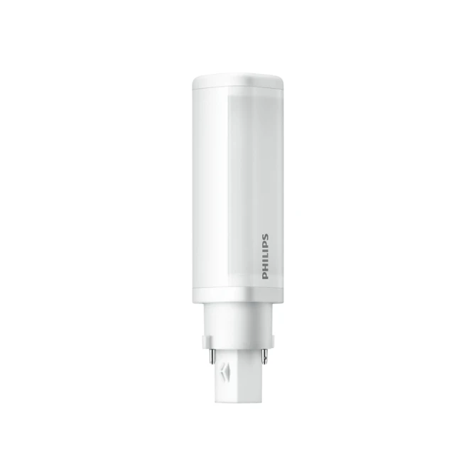 Ledlamp Philips CorePro G24D-1 2pin 5,9W 600lumen 3000K warm wit