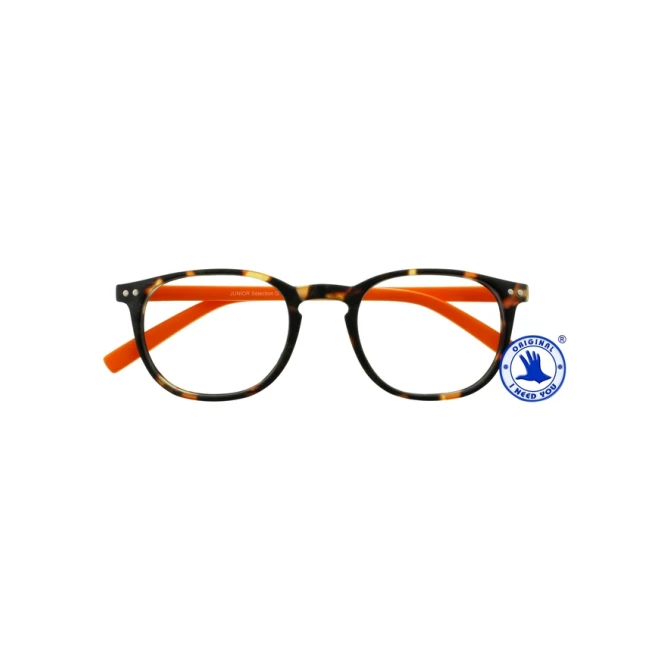 Leesbril I Need You +1.00 dpt Junior Selection bruin-oranje