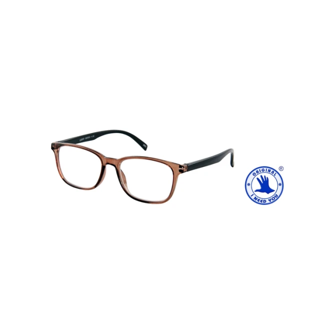 Leesbril I Need You +1.00 dpt Lucky bruin-zwart