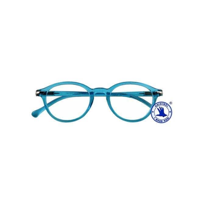 Leesbril I Need You +1.00 dpt Tropic blauw