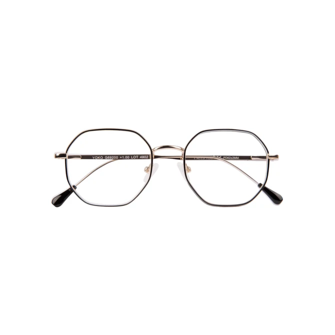 Leesbril I Need You +1.00 dpt Yoko zwart-goud