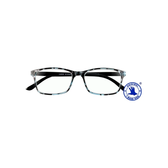Leesbril I Need You +1.50 dpt Luca blauw