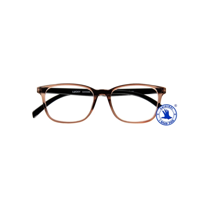 Leesbril I Need You +1.50 dpt Lucky bruin-zwart