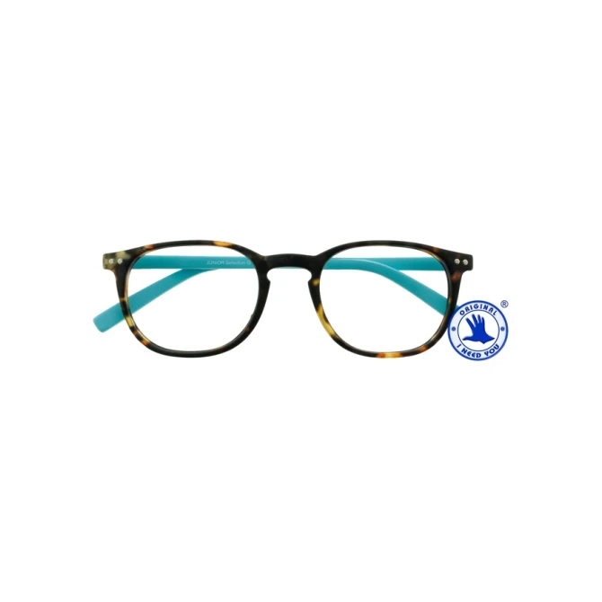 Leesbril I Need You +2.00 dpt Junior Selection bruin-turquoise