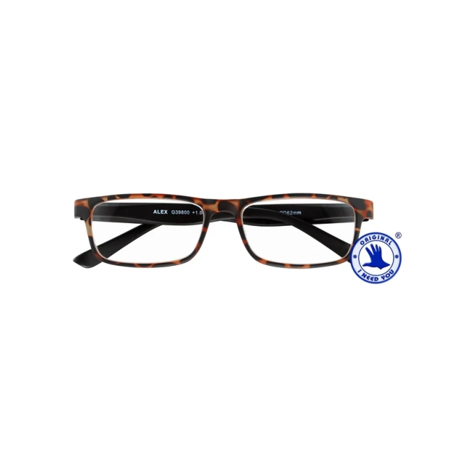 Leesbril I Need You +2.50 dpt Alex havanna-zwart