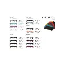 Leesbril I Need You Tropic/Lucky/Half-line/Feeling/Rainbow ass 80st