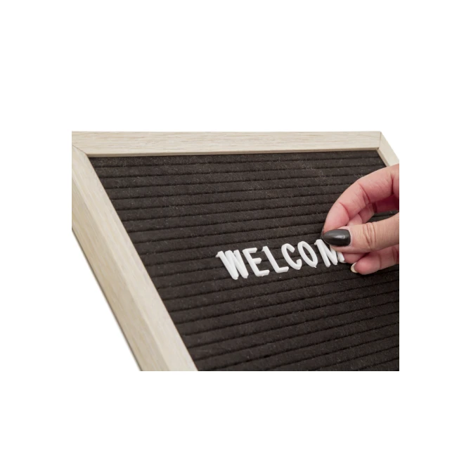 Letterbord IEZZY 30x30cm naturel hout