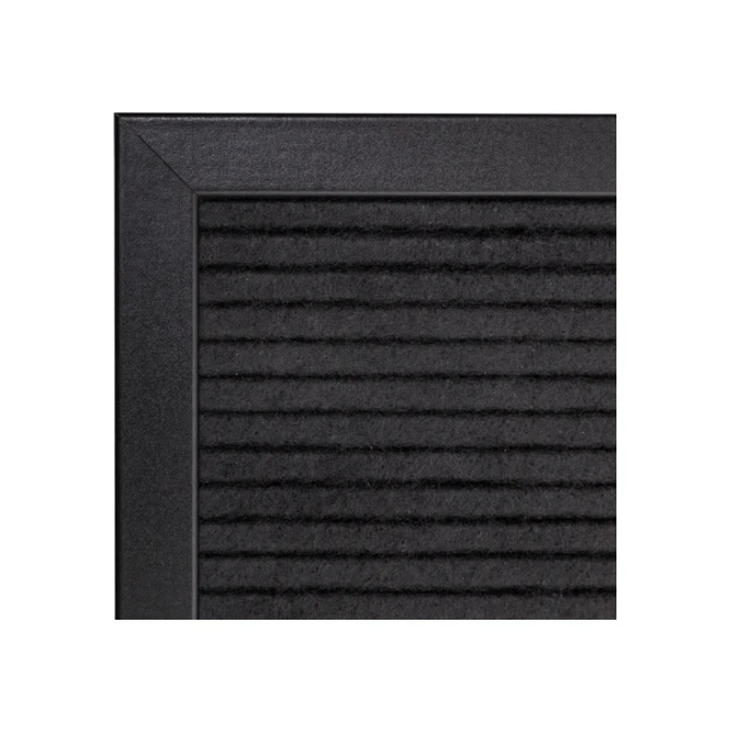 Letterbord IEZZY 30x30cm zwart hout