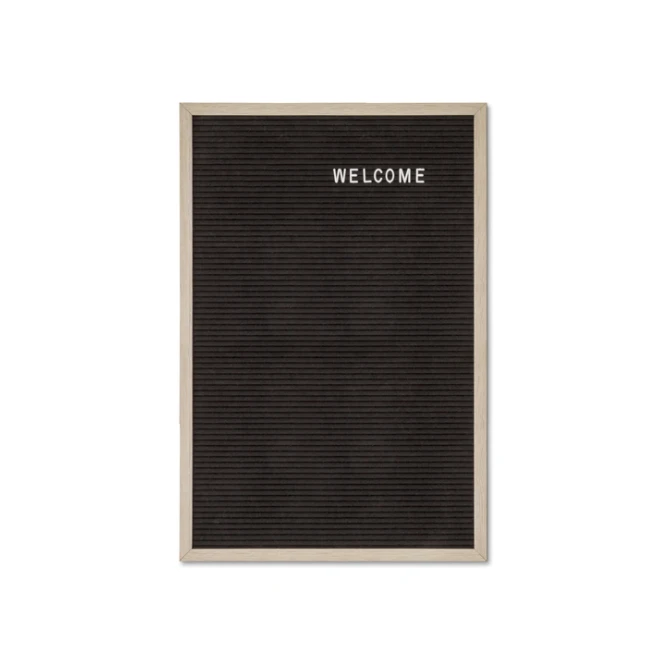 Letterbord IEZZY 40x60cm naturel hout