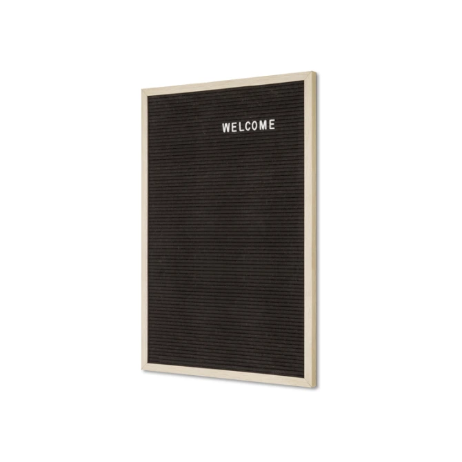 Letterbord IEZZY 40x60cm naturel hout