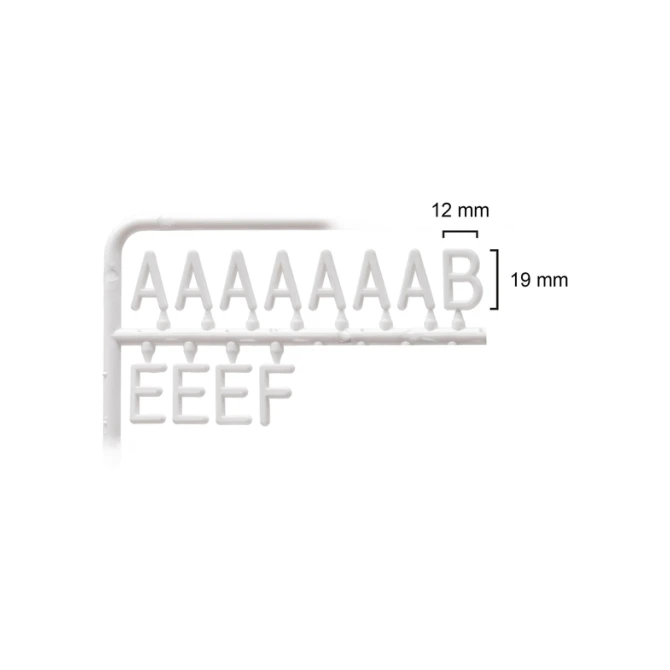 Letterbord IEZZY 40x60cm zwart hout