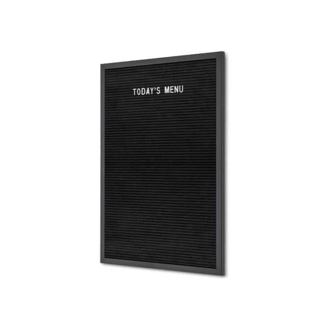 Letterbord IEZZY 40x60cm zwart hout