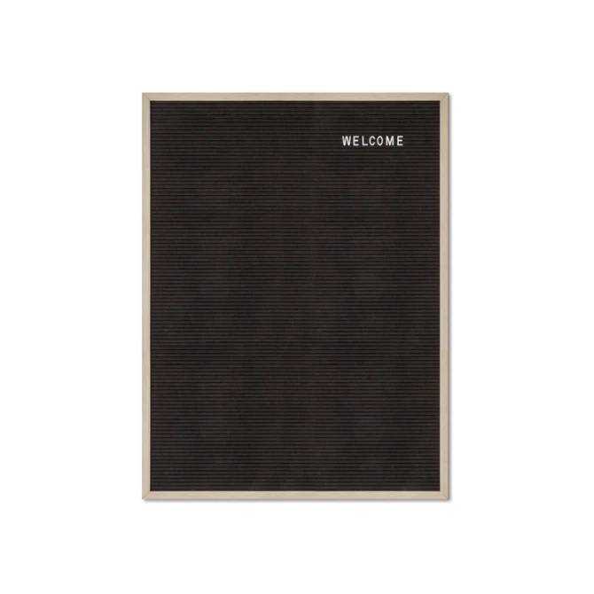 Letterbord IEZZY 60x80cm naturel hout