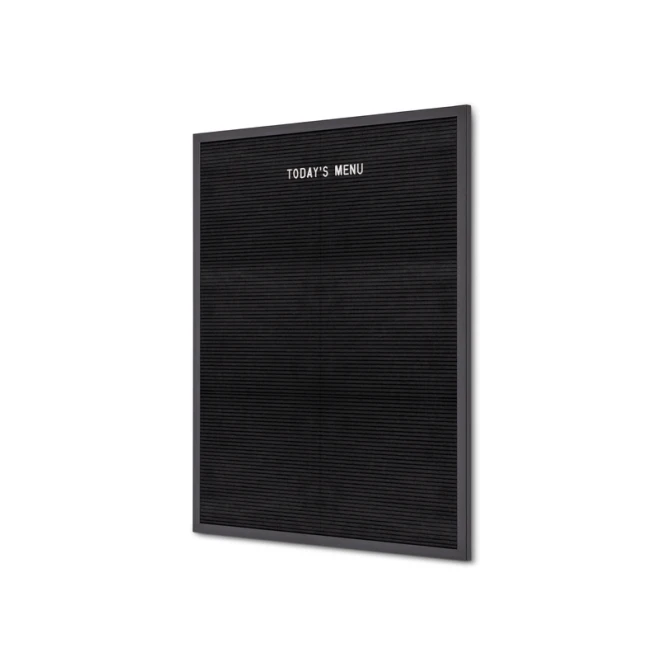Letterbord IEZZY 60x80cm zwart hout