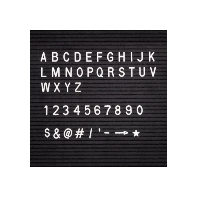 Letterbord IEZZY 60x80cm zwart hout
