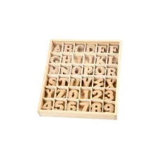 Letters en cijfers Creativ Company 4cm 288 stuks MDF