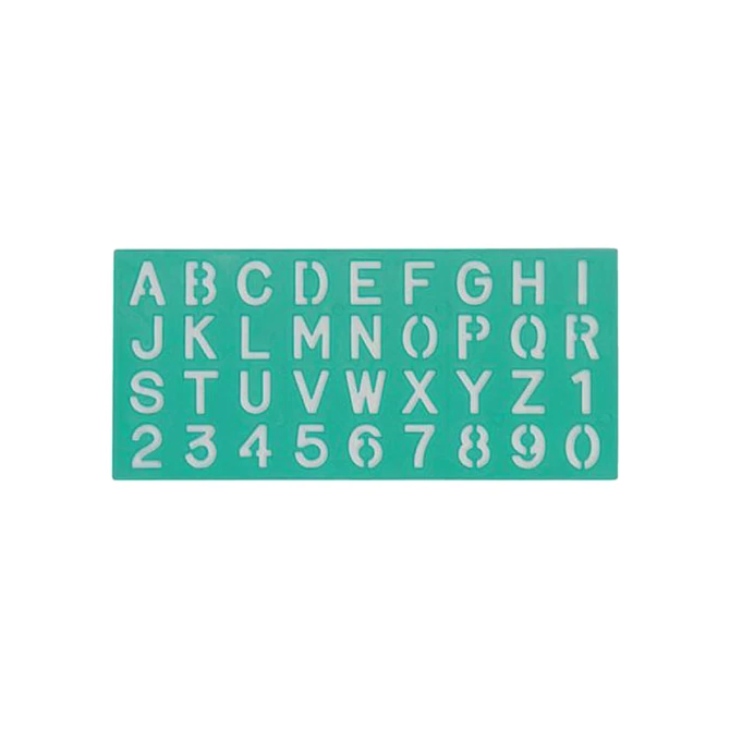 Lettersjabloon Linex hoofletters/letters/cijfers 30mm