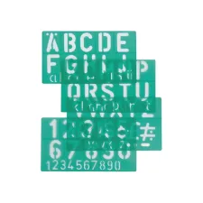 Lettersjabloon Linex hoofletters/letters/cijfers 50mm