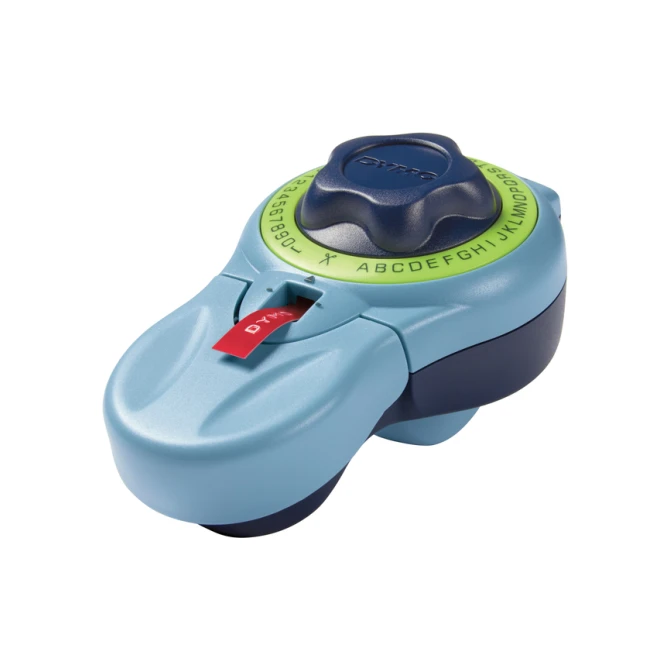 Lettertang Dymo Junior embossing blauw