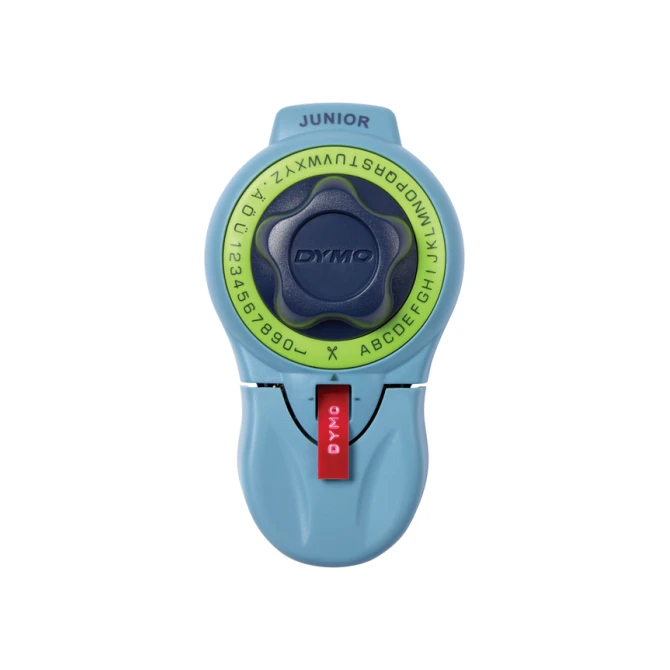 Lettertang Dymo Junior embossing blauw