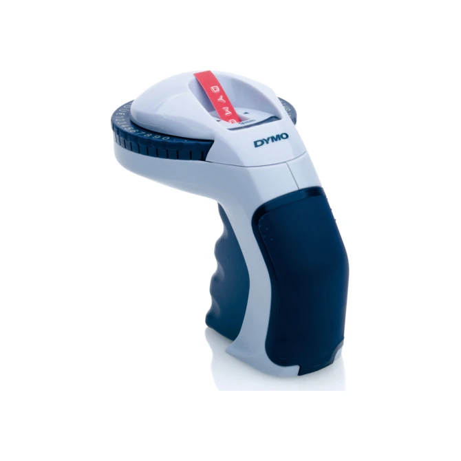Lettertang Dymo Omega embossing blauw