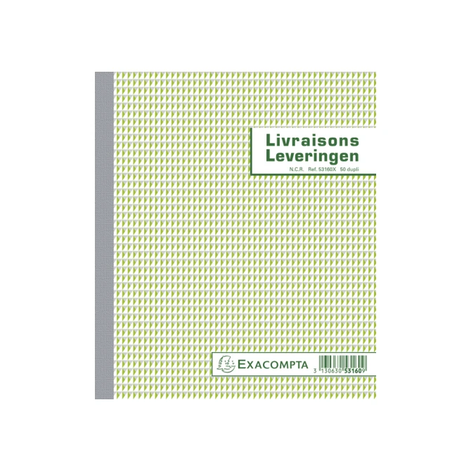 Leveringenboek Exacompta Manifold dupli 50vel Nl Fr
