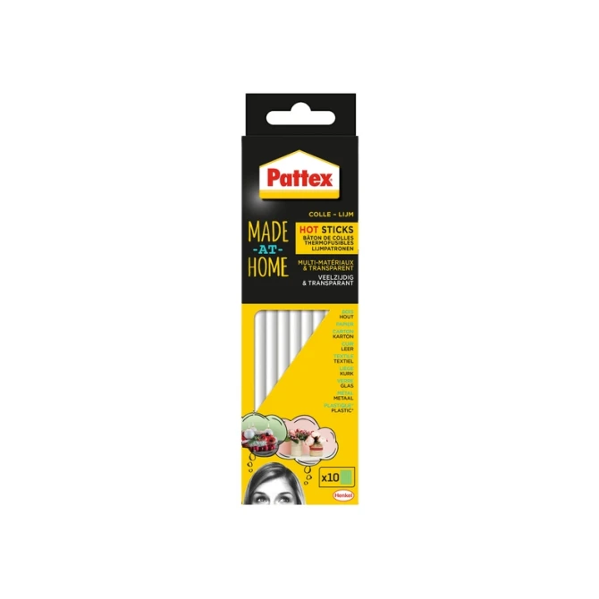 Lijmpatroon tbv lijmpistool Pattex hobby 10 stuks
