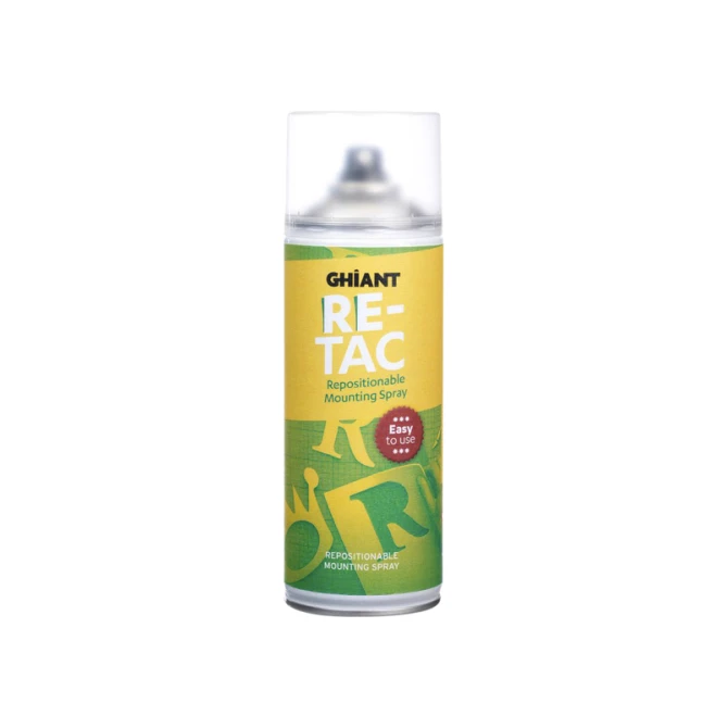 Lijmspray Ghiant High-Tac re-positioneerbaar 400ml
