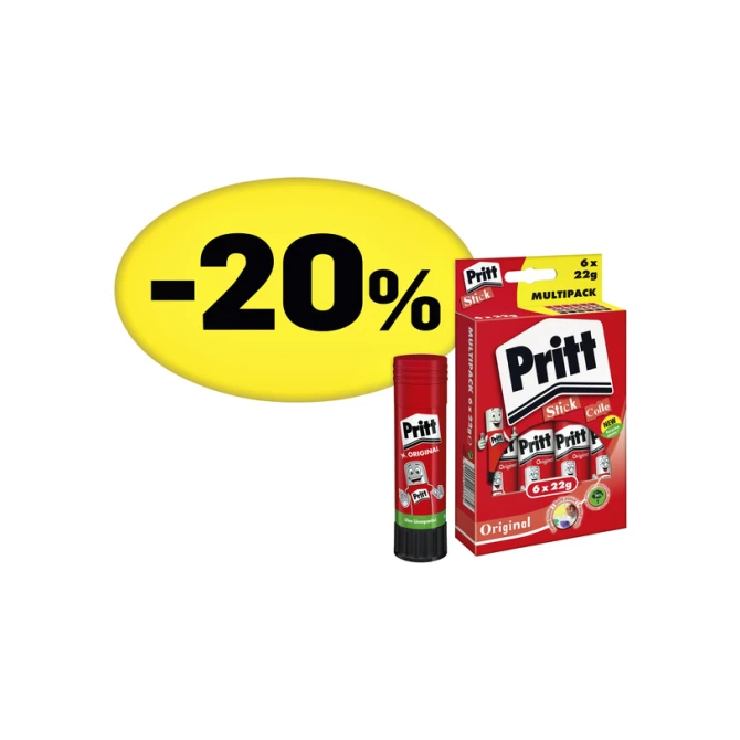 Lijmstift Pritt Stick Original 22gr promopack