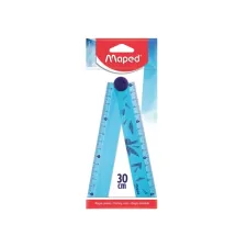 Liniaal Maped Arctic Vibes 30cm opvouwbaar blauw