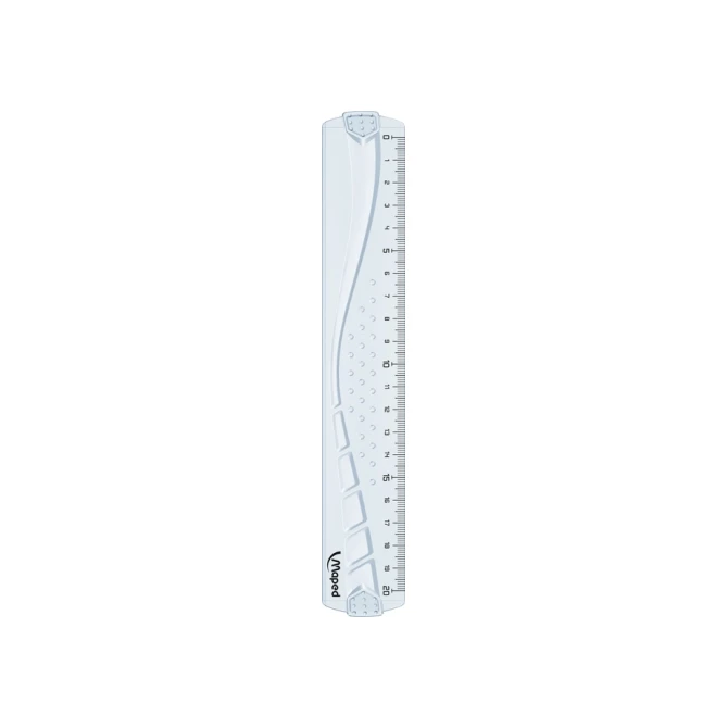 Liniaal Maped Geometric 20cm transparant