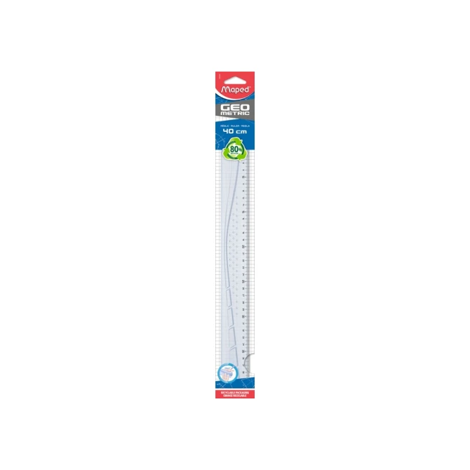 Liniaal Maped Geometric 40cm transparant