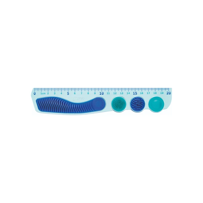 Liniaal Maped Kidy Learn Concentration 20 cm blauw